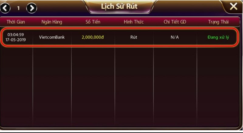 Rút tiền Man Club